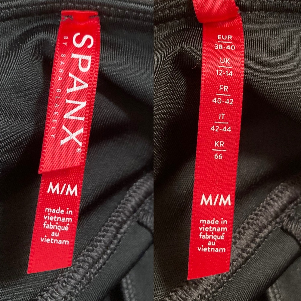 Spanx Faux Leather Leggings size M - Picture 4 of 15